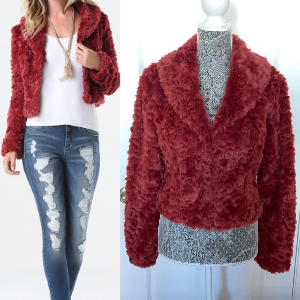 Bebe Gwenna Faux Fur Jacket